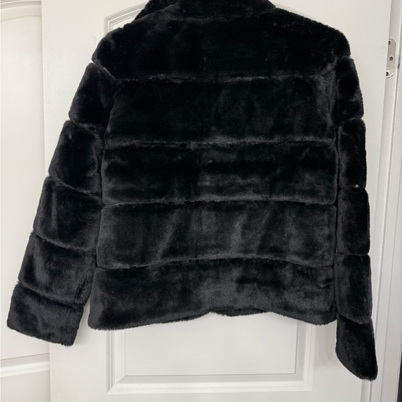 Karl Lagerfeld Black Teddy Jacket - Picture 2 of 5